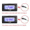 Motorcycle LCD Digital Gauge Voltage Meter Voltmeter Temperature Thermometer Time Display Sensor M16x1.5 7