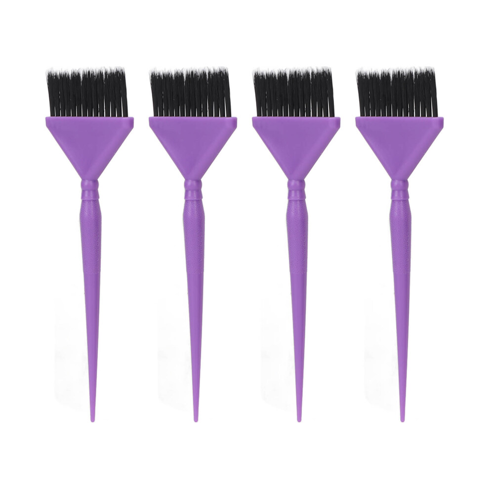 4Pcs Hair Color Brush Washable Reusable Professional Color Tint Applicator Hair Coloring Brush for Home Beauty Salon