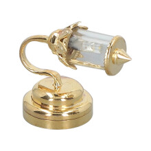1:12 Puppenhauslampe, goldfarben, 3,43,5 cm, 120 mAh