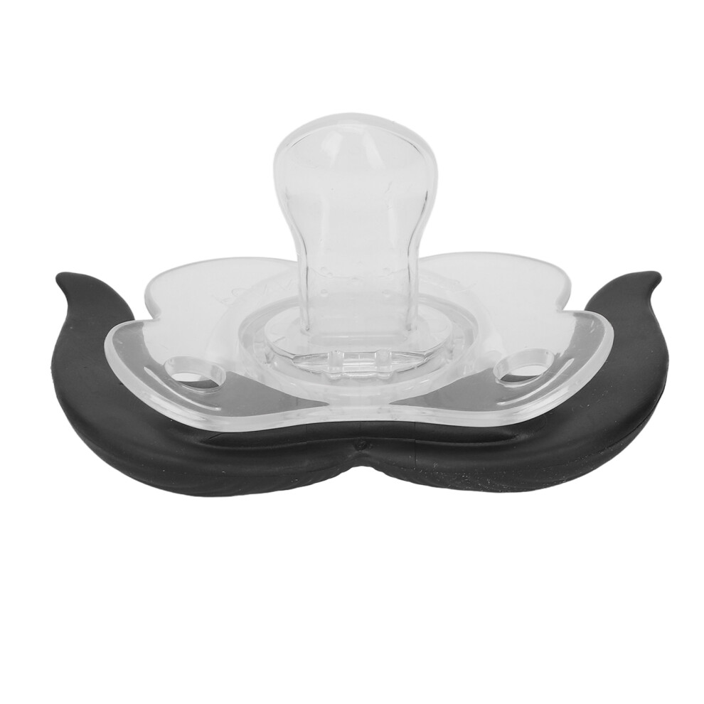 Baby Funny Pacifier Long Beard Funny Soft Silicone Pacifier Infant Chewing Orthodontic Tool