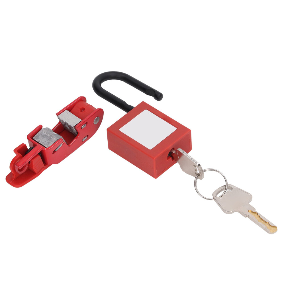 Circuit Breaker Lockout Kit High Strength Circuit Breaker Switch Lock Device With Nylon Padlock 9371319353271