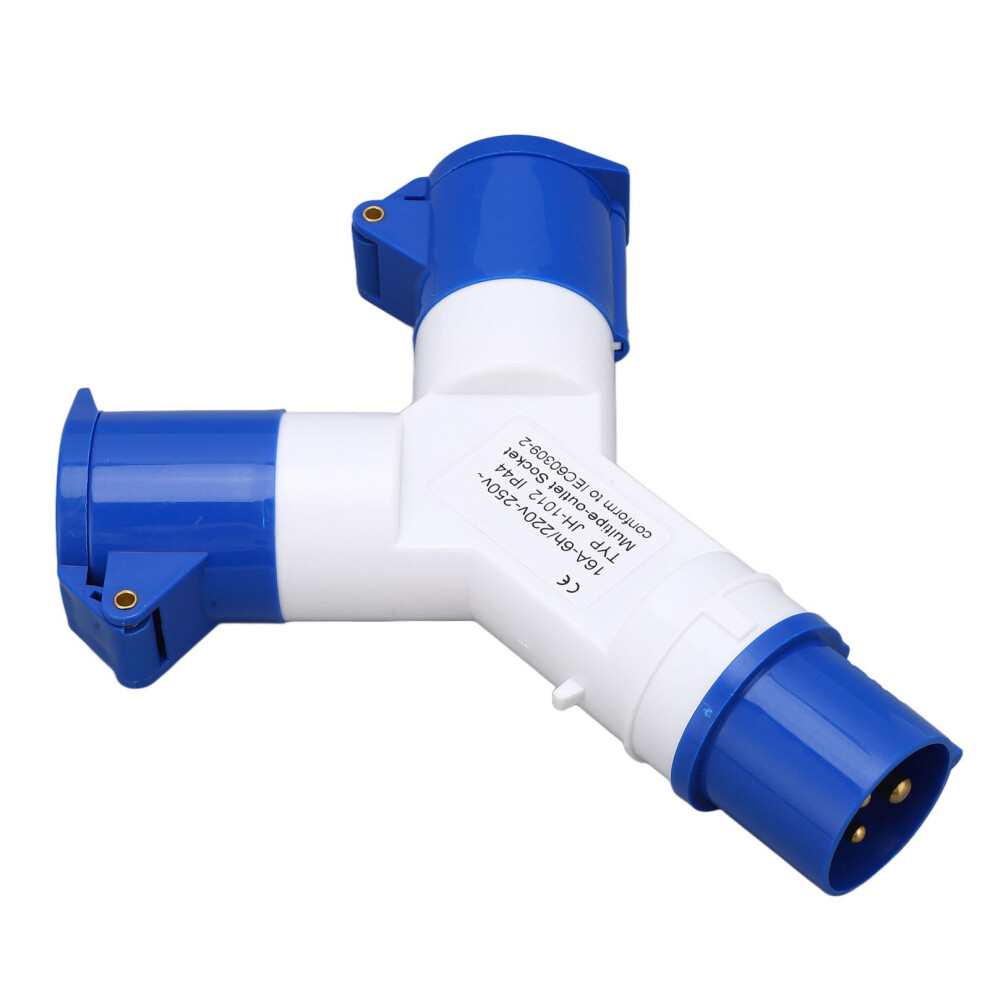 220Â250V 3Pin Industrial Waterproof Plug 16A Y Shape Aviation Plug Socket With Dust Cover For Ship Yacht 9441319353332