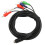 Mini 10-Pin AV-DIN auf 5-RCA-Kabel Rot/Grün/Blau 7