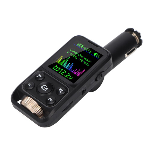 BC83 Bluetooth FM Transmitter 32GB 12-24V Schwarz