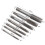 8-teiliges Set M12-M3, silberfarbene HSS-Schlitz-Gewindebohrer mit Drift-Halter 10