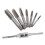 8-teiliges Set M12-M3, silberfarbene HSS-Schlitz-Gewindebohrer mit Drift-Halter 2