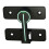 MK 009 180 Leuchtender Scheunentür-Flip-Lock Zink 10