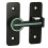 MK 009 180 Leuchtender Scheunentür-Flip-Lock Zink 2