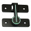 MK 009 180 Leuchtender Scheunentür-Flip-Lock Zink 4