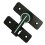 MK 009 180 Leuchtender Scheunentür-Flip-Lock Zink 11
