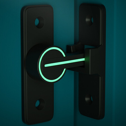 MK 009 180 Leuchtender Scheunentür-Flip-Lock Zink