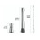 Crushed Popsicle-Mischstab-Set 150 g Silber 1