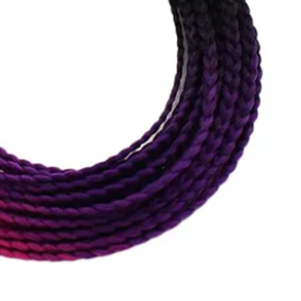Motorcycle Braids With Suction Cup Fashion Colorful Motorcycle Pigtails For Helmet Decoration 23.6In 4301319355406