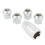 Tesla Model 3/Y/X/S Rad-Sperrmuttern – Edelstahl, Kegelsitz-Set 16