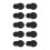 10pcs Stethoscope Ear Tips Universal Replacement 2.5mm Silicone Stethoscope Earplugs for 5mm Ear Hooks 14