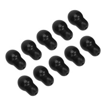 10pcs Stethoscope Ear Tips Universal Replacement 2.5mm Silicone Stethoscope Earplugs for 5mm Ear Hooks