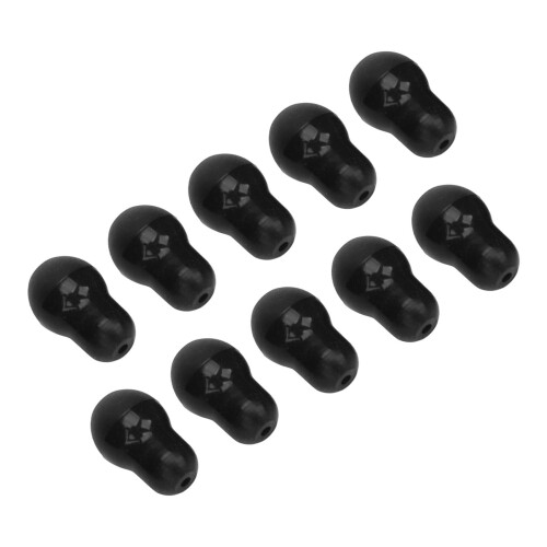 10pcs Stethoscope Ear Tips Universal Replacement 2.5mm Silicone Stethoscope Earplugs for 5mm Ear Hooks
