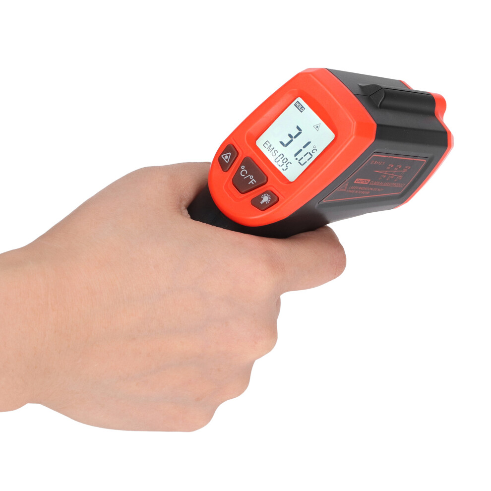 Temperature Measuring Gun Handheld Non Contact Infrared Abs Housing Digital Temperature Gun For Industrial Red 8051319356359