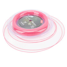 POWERTI BX70 Badminton Rackets String High Elastic Nylon Badminton Racquet String 0.7mm Badminton String 200m Reel Pink