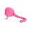 Föhnhaube Durchmesser 40 cm, Silber/Schwarz/Pink 12