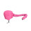 Föhnhaube Durchmesser 40 cm, Silber/Schwarz/Pink 1