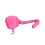 Föhnhaube Durchmesser 40 cm, Silber/Schwarz/Pink 10