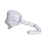 Haartrocknerkappe 40 cm Durchmesser Polyester silbern 8