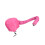 Föhnhaube Durchmesser 40 cm, Silber/Schwarz/Pink 8