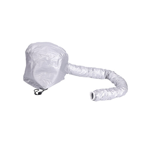 Haartrocknerkappe 40 cm Durchmesser Polyester silbern 2