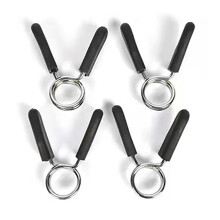 4 Stück Langhantel-Federclips, Ø 25 mm, Drahtstärke 3,2 mm