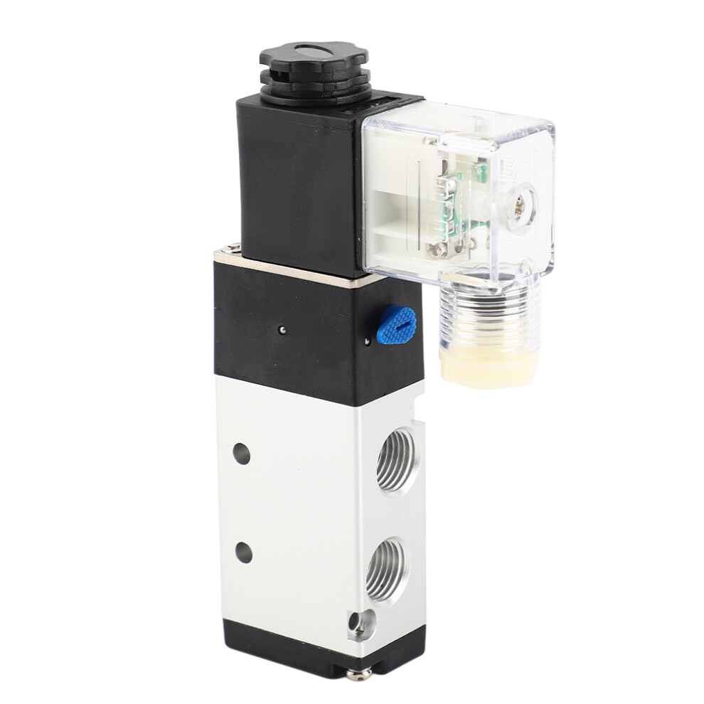 2 Position 5 Way Pneumatic Solenoid Valve Aluminium Alloy Wear Proof Solenoid Valve Replacement 4V210 08 Dc24v 6931319359609