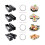 11-teiliges Sushi-Maker-Werkzeugset - 8 Formen, Schwarz 16