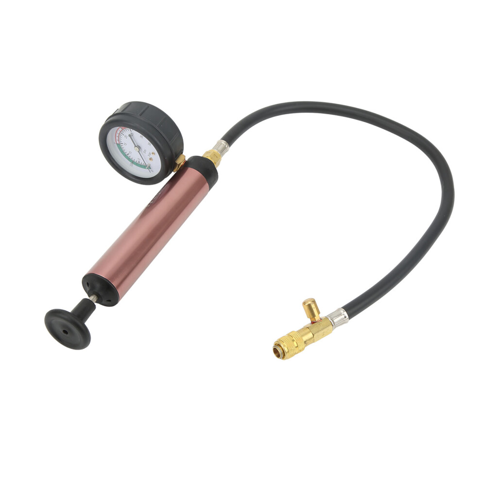 14PCS Radiator Pressure Leak Tester 0 to 35psl Portable Cooling System Leak Down Tester for Vehicle