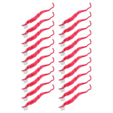 Flauschiger Wurm 20 Stück 22 cm Rosa Plüsch Tragbare Würmer