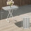 Outsunny Outsunny Folding Coffee Table, Height Adjustable Picnic Table, Charcoal Grey 6