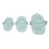 3 Pcs Dumpling Maker Mould Wheat Straw Empanadas Press Mold Different Sizes for Cooking Kitchen Blue 7