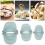3 Pcs Dumpling Maker Mould Wheat Straw Empanadas Press Mold Different Sizes for Cooking Kitchen Blue 14