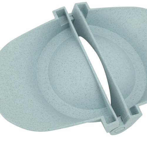 3 Pcs Dumpling Maker Mould Wheat Straw Empanadas Press Mold Different Sizes for Cooking Kitchen Blue 2