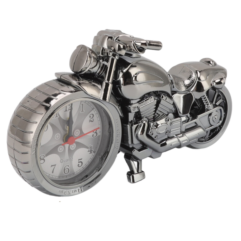 Motorcycle Alarm Clock Ingenious Vintage Simulation Motorcycle Model Alarm Clock for Children Home Car Office 168B Dark Gold, Single Color