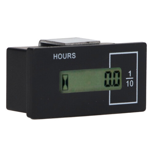 Bagger-Timer 0-99999,9 h 12V-36V ABS LCD