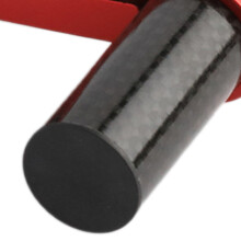 Bike-Lenkerverlängerung Carbonfaser Aluminiumlegierung Rote Einzelklemmung