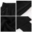2 in 1 Sporthose: Schwarz XL, Taschen 6