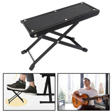 Gitarren-Fußhocker 4-Positionen höhenverstellbar