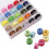36 Stück Spulenfaden-Set 20x10mm bunt gemischt 8