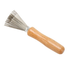 Hair Brush Cleaner Rake Design Stainless Steel Wire Hair Dirt Removal Pet Comb Cleaning Tool for Home Salon