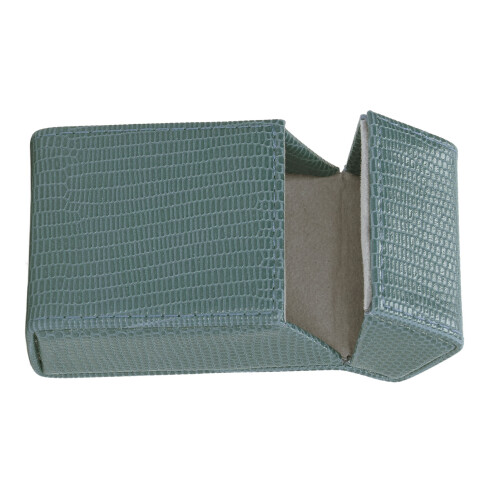 Lizard PU Zigarettenboxhalter 10x3x6cm Grün 2