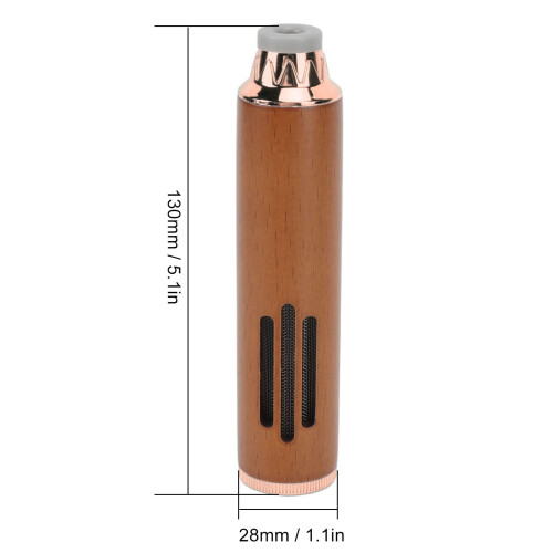 Mini-Auto-Aschenbecher 54 g 13028 mm Roségold-Halter 2