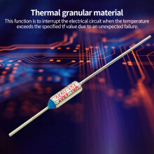 Metallische Thermosicherung RY TF-Serie 240 C 10 A Hochtemperatur-Elektronisches Bauteil 5er-Pack