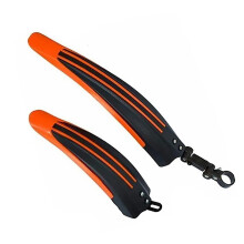 2 Stück Schutzbleche vorne und hinten orange 300 g 30cm/53.2cm