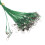 100 Stück Vorfach - 25 cm/9,8 Zoll, Silber 10